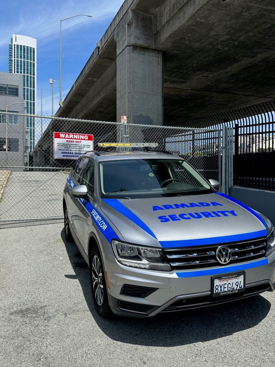 Manufacturing facility security patrol