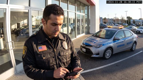 Car dealership theft prevention — Armada Security in San Francisco
