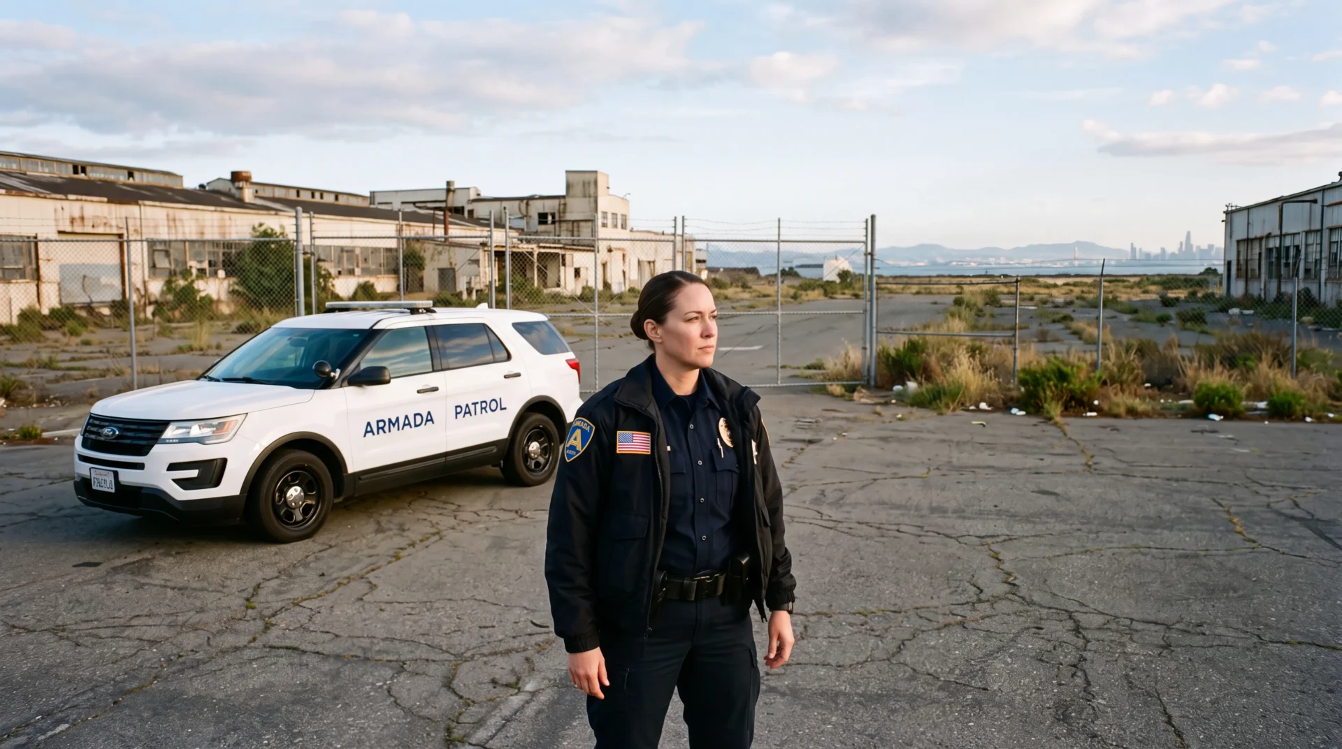 Vacant industrial property security, Armada Security, San Francisco